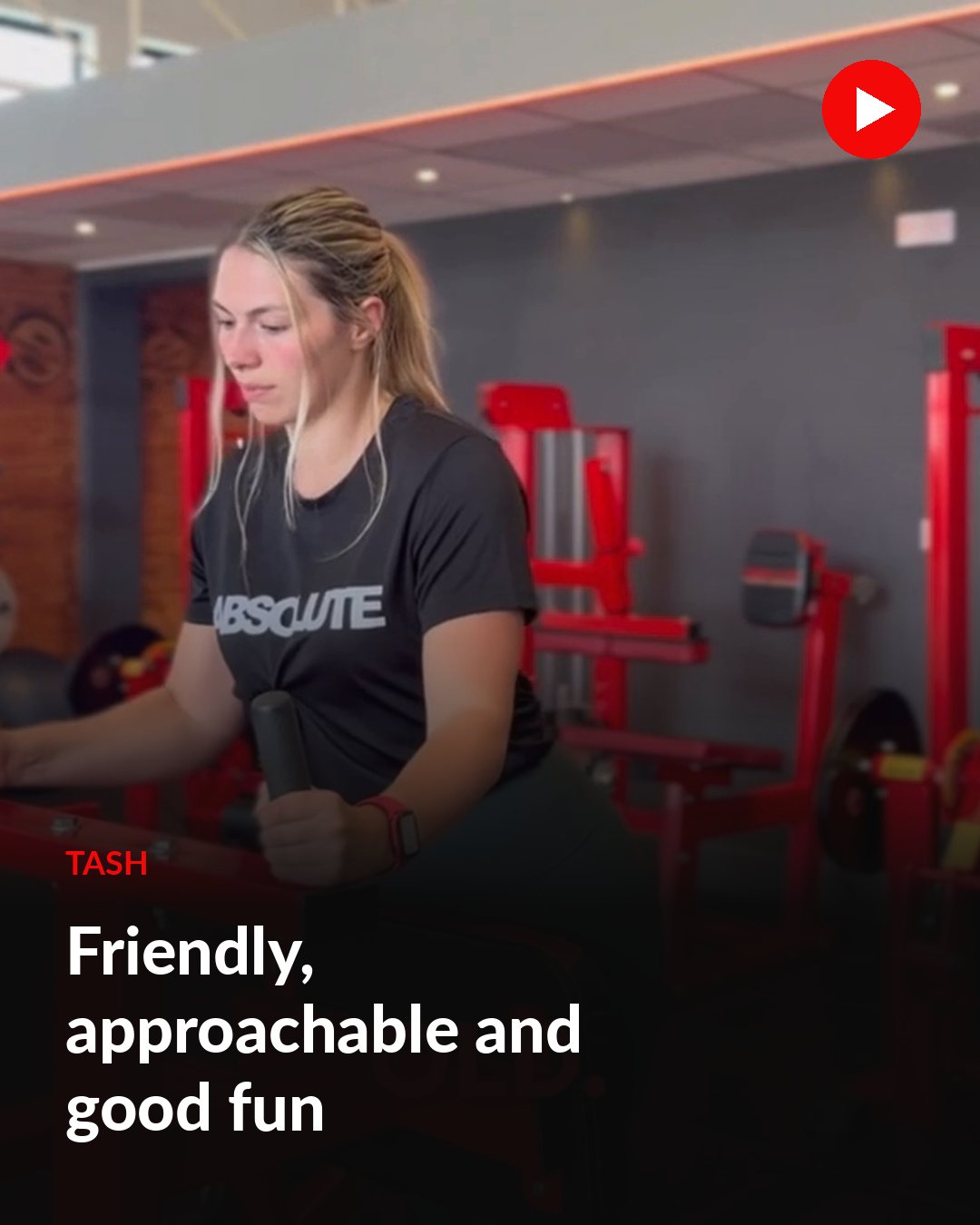 Tash: Friendly, approachable and good fun